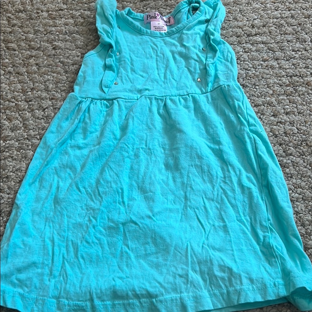 Pink Angel Aqua Sleeveless Dress